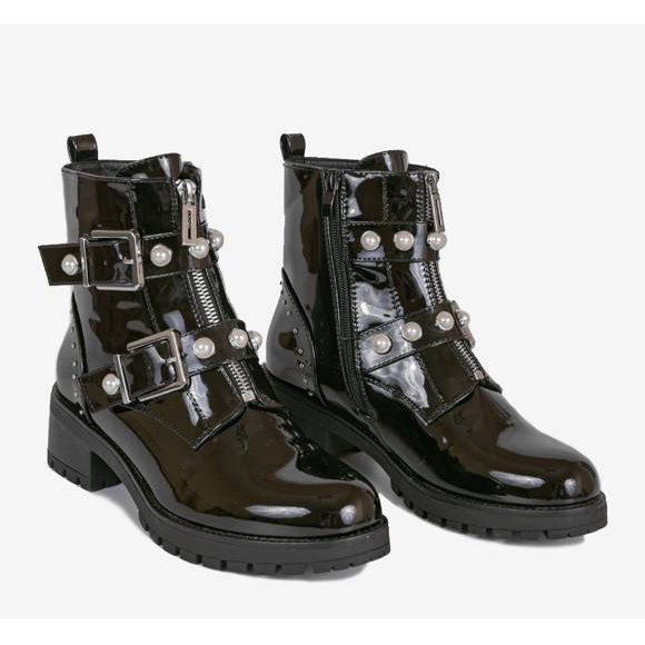 Lesklí černí pracovníci Issy černá 1