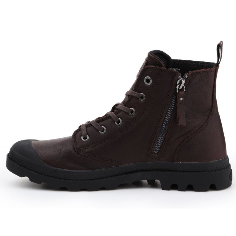 Boty Palladium Pampa Zip Lth M 76888-249-M hnědý 4