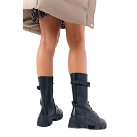 Dámské vysoké boty Sergio Leone TR745 Black černý 10