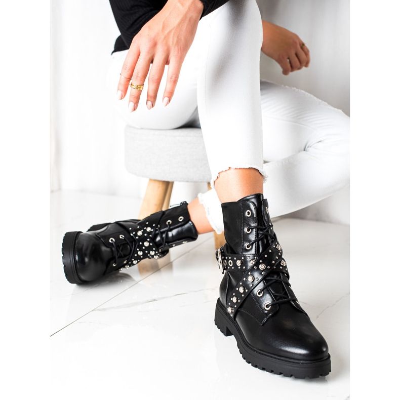 Bestelle Černí dělníci s kubickými zirkony černá 1