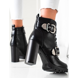 Erynn Černé Boty Na Vysokém Postu černý 1