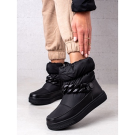 S. BARSKI Sněhule s řetězem S.BARSKI černý 1