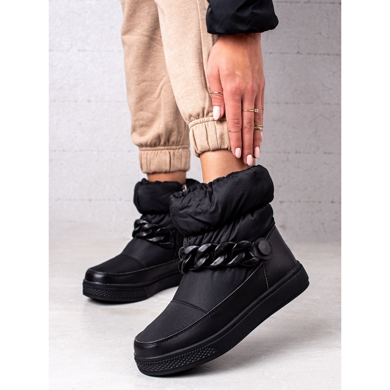 S. BARSKI Sněhule s řetězem S.BARSKI černý 1