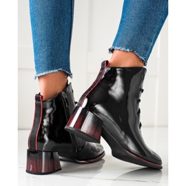 S. BARSKI Šněrovací boty na vysokém podpatku od S.BARSKI černá 2 S. BARSKI Šněrovací boty na vysokém podpatku od S.BARSKI černá 2