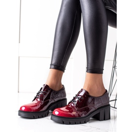 S. BARSKI Lakované boty S.BARSKI červený 2