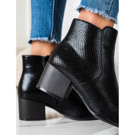 Třpytivé hadí boty Sergio Leone černý 1