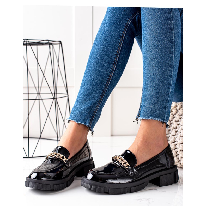 Goodin Módní mokasíny černá 2