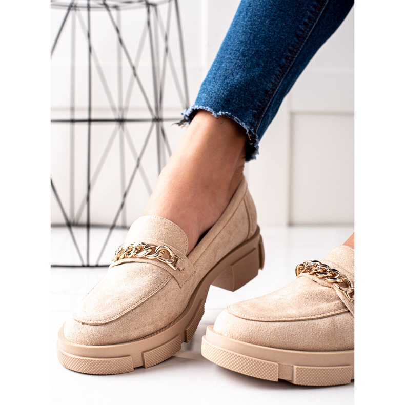 Goodin Módní béžové mokasíny béžový 1