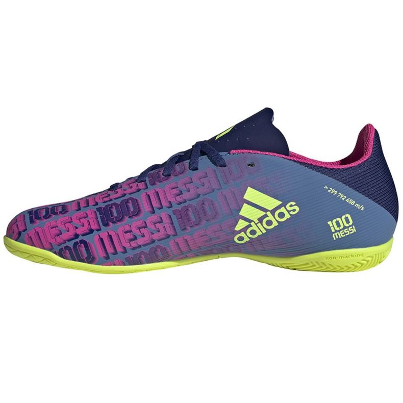 Kopačky Adidas X Speedflow Messi.4 In M FY6921 tmavě modrá vícebarevná námořnická modrá 1
