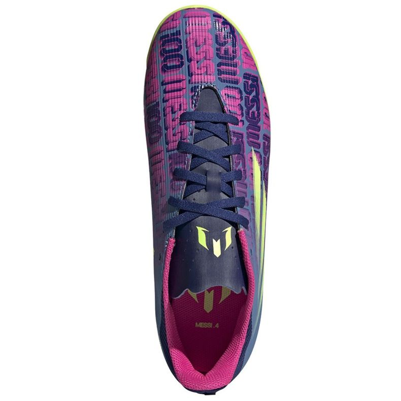 Kopačky Adidas X Speedflow Messi.4 In M FY6921 tmavě modrá vícebarevná námořnická modrá 2