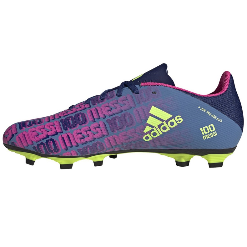 Kopačky Adidas X Speedflow Messi.4 FxG M FY6923 tmavě modrá vícebarevná námořnická modrá 1