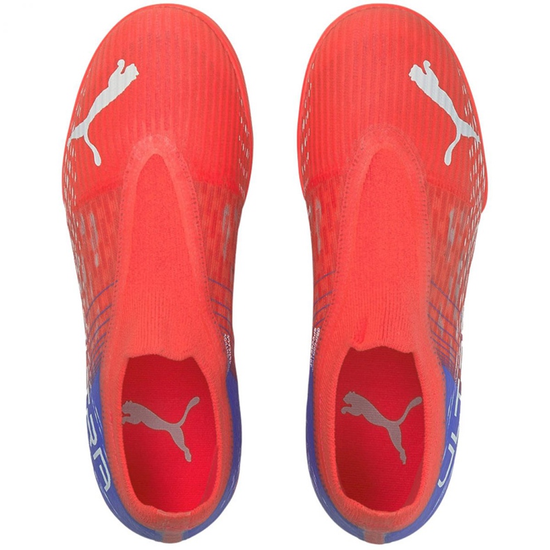 Kopačky Puma Ultra 3.3 Tt Jr 106531 01 pomeranče a červené 1