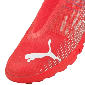 Kopačky Puma Ultra 3.3 Tt Jr 106531 01 pomeranče a červené 4