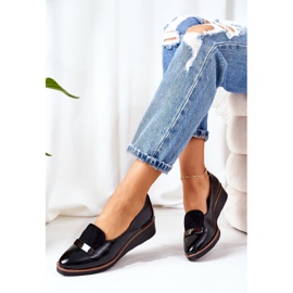 Lakované klínové boty POTOCKI 12032 Black černá 2