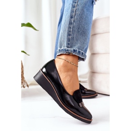 Lakované klínové boty POTOCKI 12032 Black černý 5