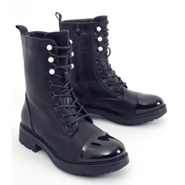 Black Workers pro ženy s perlami 4343 Black černý 2