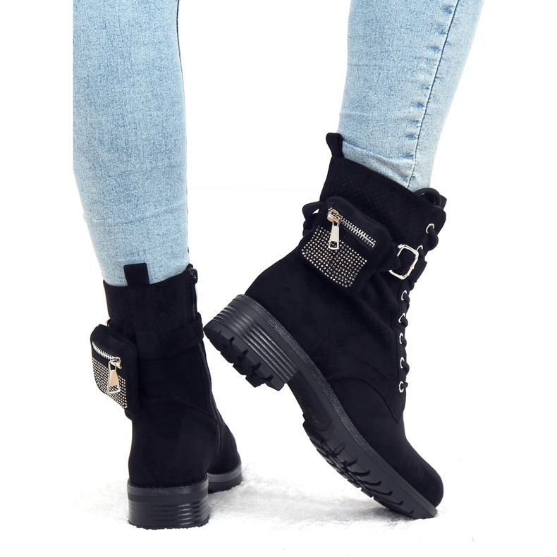 Černá Pracovníci s peněženkou HQ252 Černá černý 2