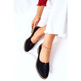 Černé kožené boty Maciejka 05035-07 černá žlutá 1 Černé kožené boty Maciejka 05035-07 černá žlutá 1