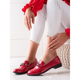 Goodin Lakované mokasíny červené 1