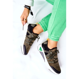 Sportovní obuv Memory Foam Big Star II274308 Khaki černý 2