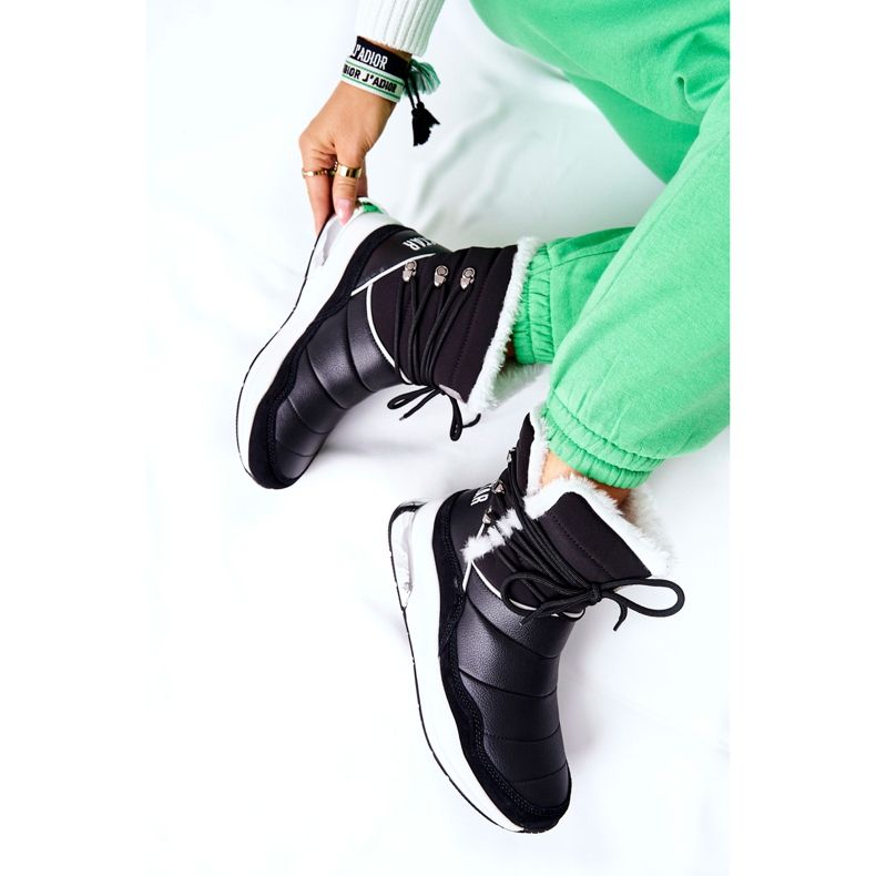 Sněhové boty Big Star II274279 Black černý 2