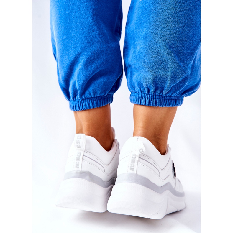 Sportovní obuv na platformě Big Star II274314 bílá bílý 1 Sportovní obuv na platformě Big Star II274314 bílá bílý 1