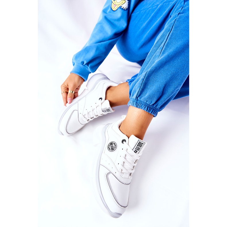 Sportovní obuv na platformě Big Star II274314 bílá bílý 2 Sportovní obuv na platformě Big Star II274314 bílá bílý 2