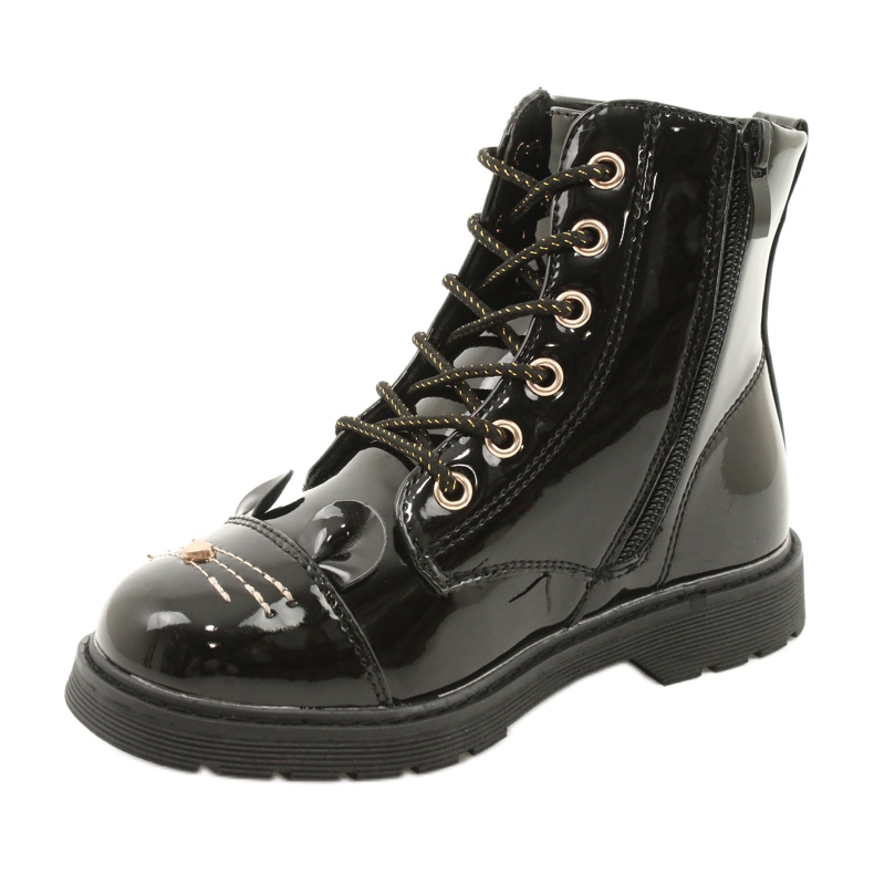 Miss Patent Boots 21DZ23-4309 černý 1