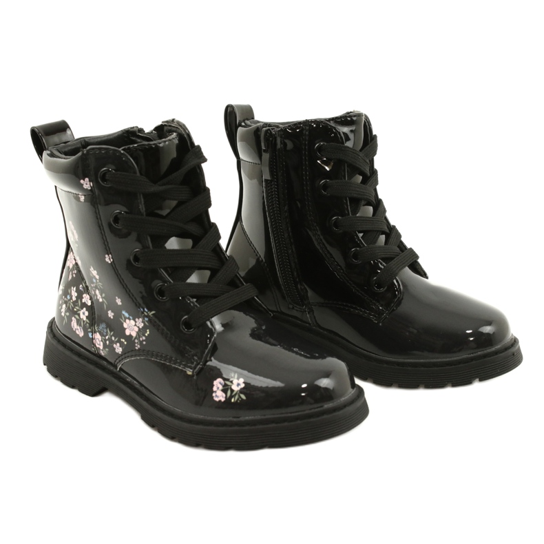 Miss Patent Boots 21DZ23-4328 černý 3