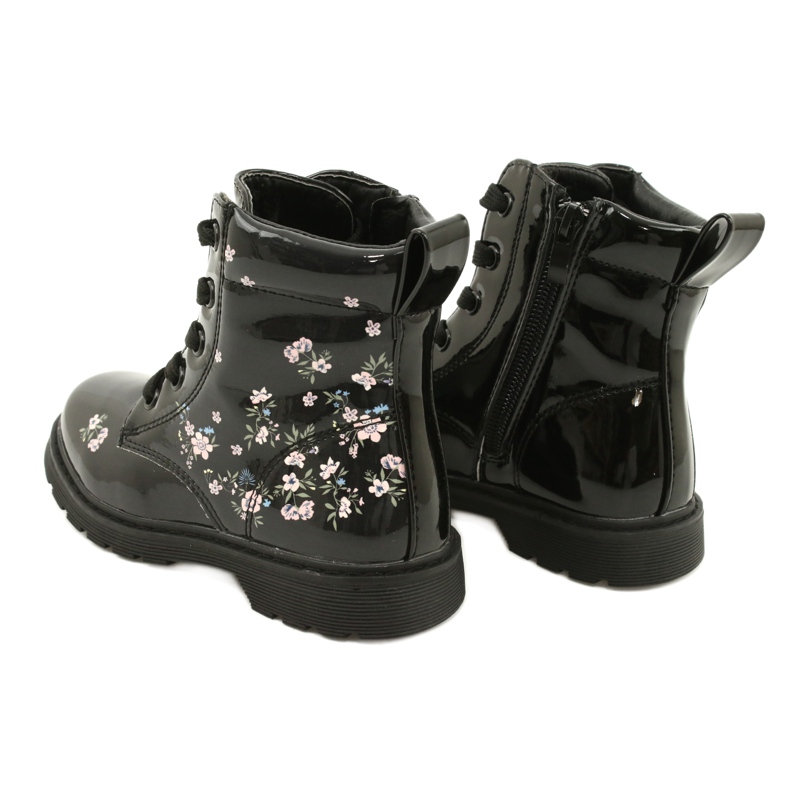 Miss Patent Boots 21DZ23-4328 černý 2