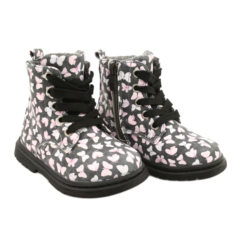 Miss boty 21DZ23-4342 modrý růžový šedá 3