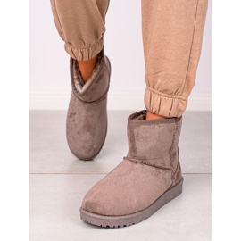 TRENDI Klasický Mukluki hnědý 1