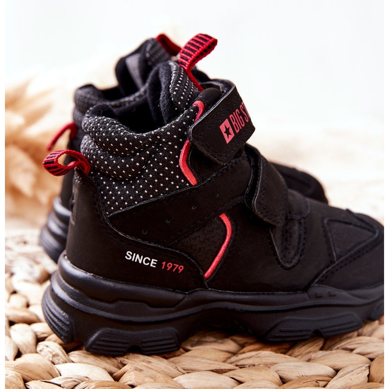 Černé dětské trekové boty Big Star II374097 černý 1