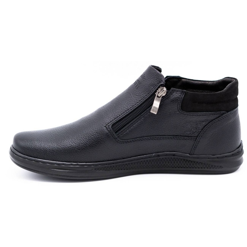 Polbut Černé pánské zimní boty K29F černá 1