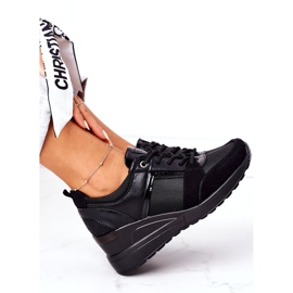Klínové tenisky Vinceza 10606 Black černý 1