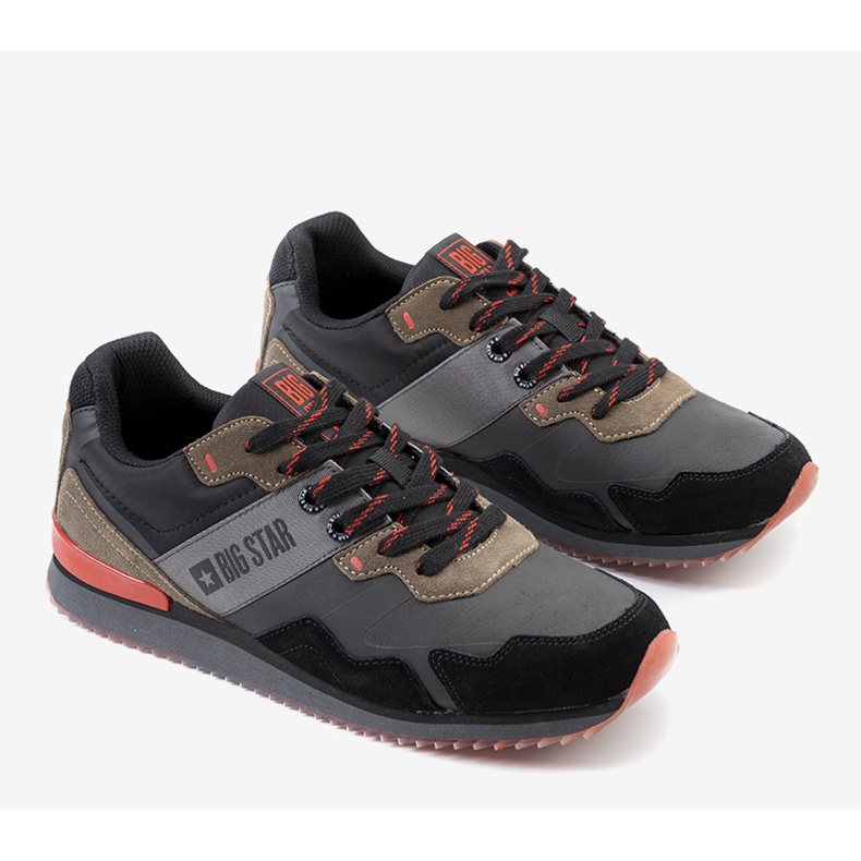 Černá pánská sportovní obuv Acosta Big Star 1