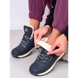 Ax Boxing Teplé trekové boty námořnická modrá 1 Ax Boxing Teplé trekové boty námořnická modrá 1