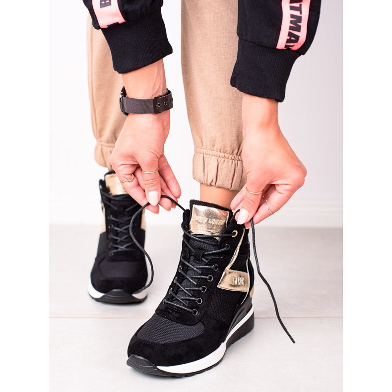 W. Potocki Tenisky Na Klínu Potocki černá 1