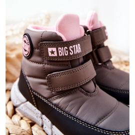 Dětské sněhule Memory Foam Big Star II374071 Szare černý šedá 1