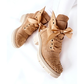 Semišové boty Workery Lewski Shoes Vázané 3069 Sand hnědý 2 Semišové boty Workery Lewski Shoes Vázané 3069 Sand hnědý 2