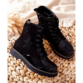 Vinceza Dětské kozačky Black Gander černá 2