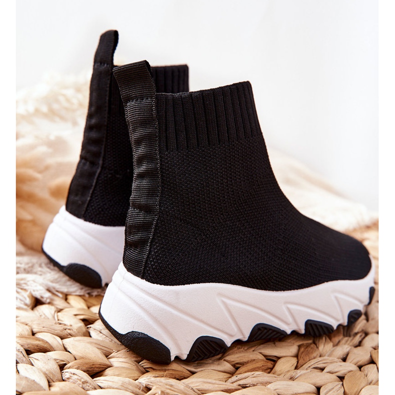 FR1 Dětská černá sportovní obuv pro mládež Callobe 1