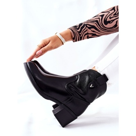 S.Barski Dámské černé zateplené boty Palile černá 2 S.Barski Dámské černé zateplené boty Palile černá 2