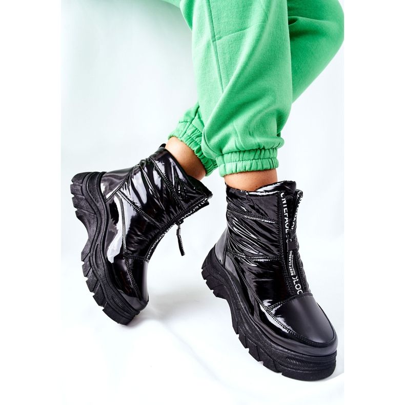 Vinceza Dámské trappers černé boty Echowen černá 2 Vinceza Dámské trappers černé boty Echowen černá 2