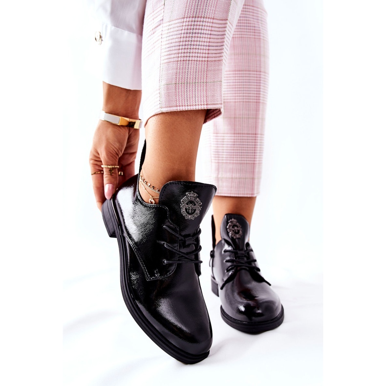 Lakované boty Sergio Leone Warmed PB262 Black černá 1