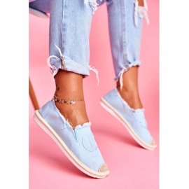 PS1 Dámské modré espadrilky Flaure modrý 1