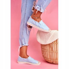 PS1 Dámské modré espadrilky Flaure modrý 2