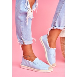PS1 Dámské modré espadrilky Flaure modrý 3