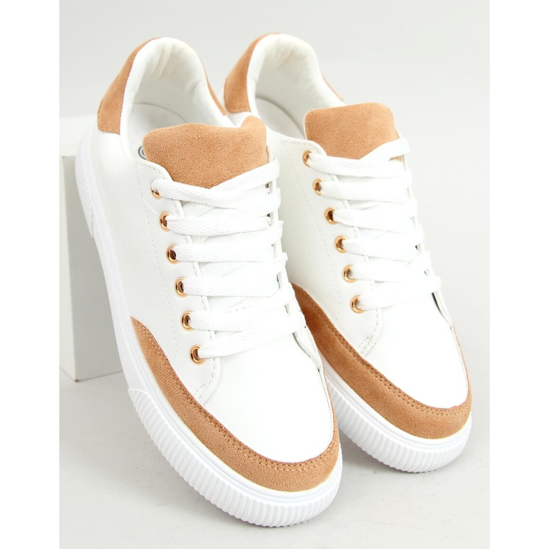 Bílé dámské tenisky 6110 Khaki bílý 1