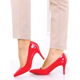 Dámské podpatky Ruby Red červené 5